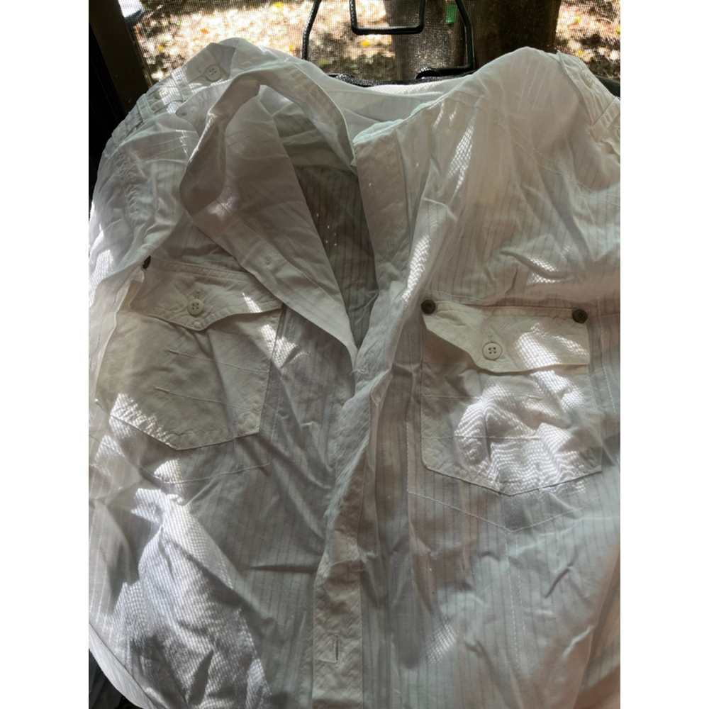 Men's Surplus White Casual Button Down Shirt
